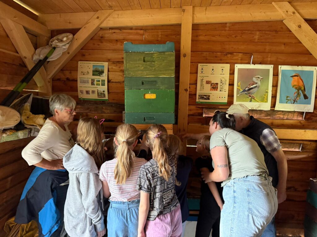Nachwuchsnaturschützer im Einsatz – Hort „Ratzefummel“ besucht die Nachtigallenoase